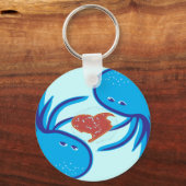 Quallenblase Liebe Schlüsselanhänger (Vorderseite)