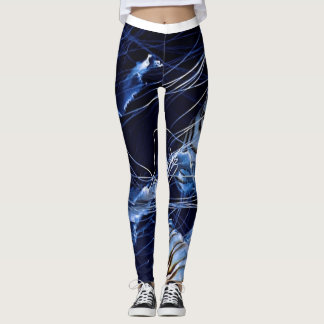 Quallenblau Leggings