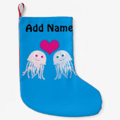 Quallenfisch-Liebe Kleiner Weihnachtsstrumpf (Vorderseite)