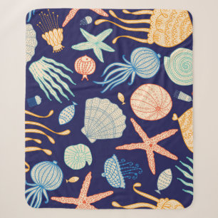 Quallenfische Muscheln Algenmuster Sherpadecke
