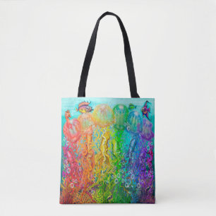 Quallenfische Tintenfische Tote Tasche