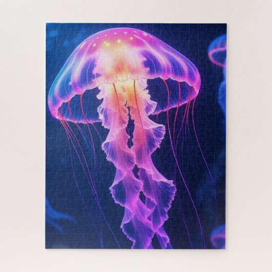 Quallenfische Unterwasserleben Puzzle (Vertikal)