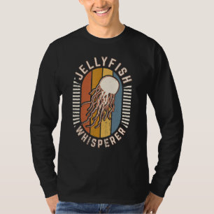 Quallenflüsterer Vintage Klassiker Retro Tier L T-Shirt