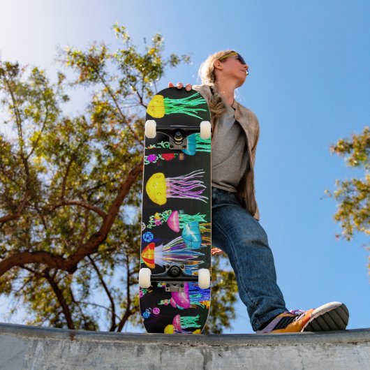 Quallenlichter Skateboard (Außenbereich 1)