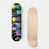Quallenlichter Skateboard (Vorderseite)
