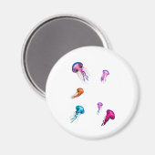 Quallenmagnet Magnet (Vorderseite/Rückseite)
