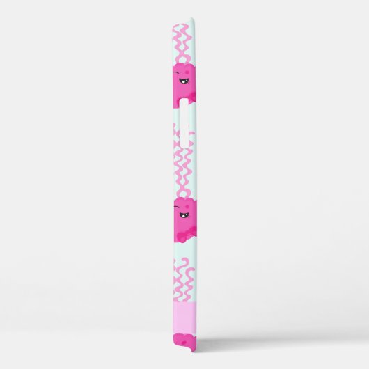 Quallenmuster, Niedliche Quallen, Meer, Ihr Name Case-Mate iPhone Hülle (Rückseite / Rechts)