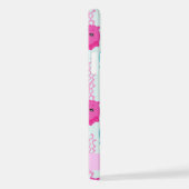 Quallenmuster, Niedliche Quallen, Meer, Ihr Name iPhone Hülle (Rechte Seite)