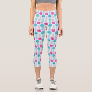 Quallenmuster, Niedliche Quallen, Meerestiere Capri Leggings
