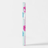 Quallenmuster, Niedliche Quallen, Meerestiere iPhone Hülle (Linke Seite)