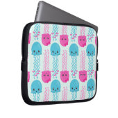 Quallenmuster, Niedliche Quallen, Meerestiere Laptopschutzhülle (Vorne Rechts)