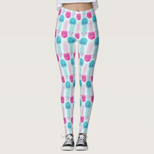 Quallenmuster, Niedliche Quallen, Meerestiere Leggings