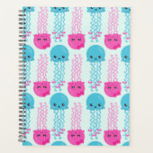 Quallenmuster, Niedliche Quallen, Meerestiere Planer (Vorderseite)