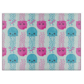 Quallenmuster, Niedliche Quallen, Meerestiere Schneidebrett (Vorderseite)