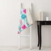 Quallenmuster, Niedliche Quallen, Meerestiere Sherpadecke (Beispiel)