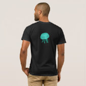 Quallenneont-shirt T-Shirt (Schwarz voll)