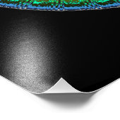 Quallenschirm Fotodruck (Ecke)