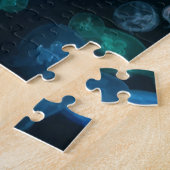 Quallenschule, Glühen im Dunkeln Puzzle (Seite)