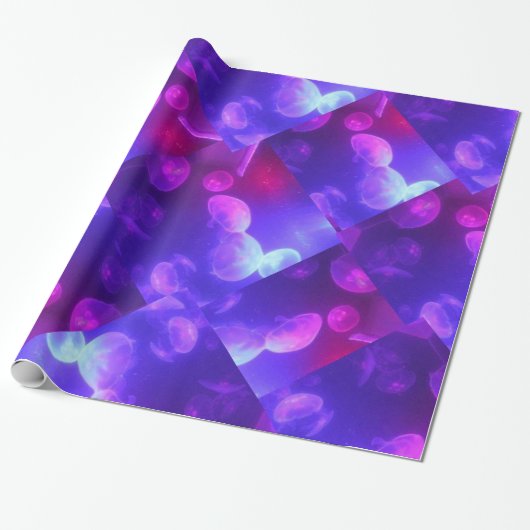 Quallensteppdecken-Packpapier Geschenkpapier (Ungerollt)