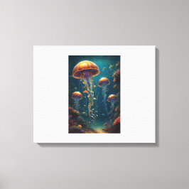 Quallyfish Canvas Print Leinwanddruck