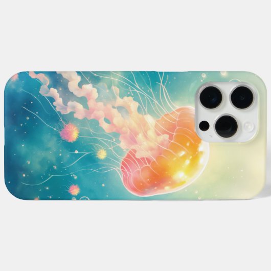 Quallyfish Ocean Dance Case-Mate iPhone Hülle (Rückseite (Horizontal))