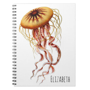 Quallyfish Personalisiertes Notebook Notizblock