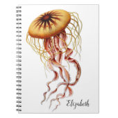 Quallyfish Personalisiertes Notebook Notizblock (Vorderseite)