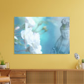 Quan Yin, 36" x 24" - LARGE Leinwanddruck (Insitu (Wohnzimmer))