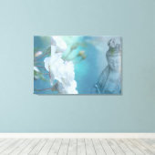 Quan Yin, 36" x 24" - LARGE Leinwanddruck (Insitu (Holzboden))