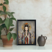 Quan Yin: Buddhistische Göttin Art Nouveau Poster