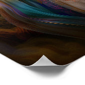 Quan Yin Colorful Visionary Goddess Art Poster (Ecke)