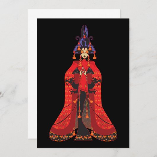 Quan Yin Einladungen (Vorne/Hinten)