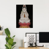 Quan Yin Goddess of Mercy Buddha Meditation Poster (Heimbüro)