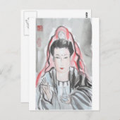 Quan Yin Goddess of Mitgefühl Postkarte (Vorne/Hinten)