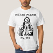 Quanah Parker Comanche Amerikanischen Ureinwohners T-Shirt (Vorderseite)