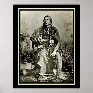 Quanah Parker- letzter Komanche-Leiter 16 x 20 Poster