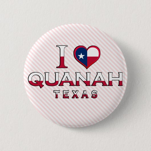 Quanah, Texas Button (Vorderseite)