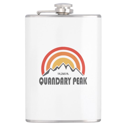 Quandary Peak Flachmann (Vorderseite)