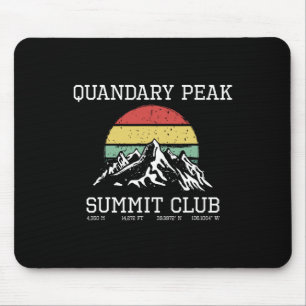 Quandary Peak Summit Club Hike Colorado Su erklomm Mousepad