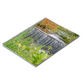 Quanopaug-Wasserfall-Notebook Notizblock (Linke Seite)