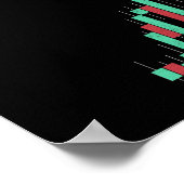 Quant QNT Coin Aktienchart Krypto Token Handel Poster (Ecke)