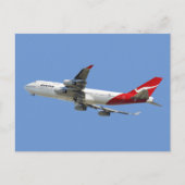 Quantas Airlines Feiertagspostkarte (Vorderseite)