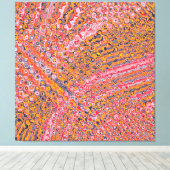 Quanten-Abstraktes Landschaftsdesign Leinwanddruck (Insitu (Holzboden))