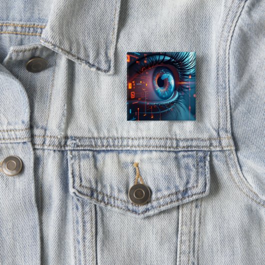 Quanten-Augenquadrat Button (Beispiel)