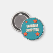 Quanten-Computing-Wissenschaft Magnet (Vorderseite/Rückseite)