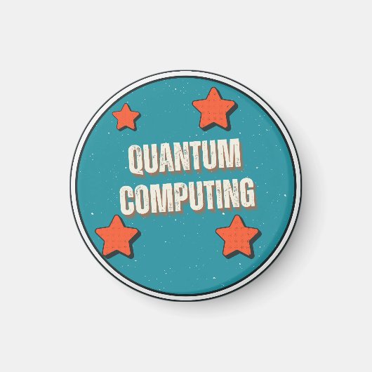 Quanten-Computing-Wissenschaft Magnet (Vorne)