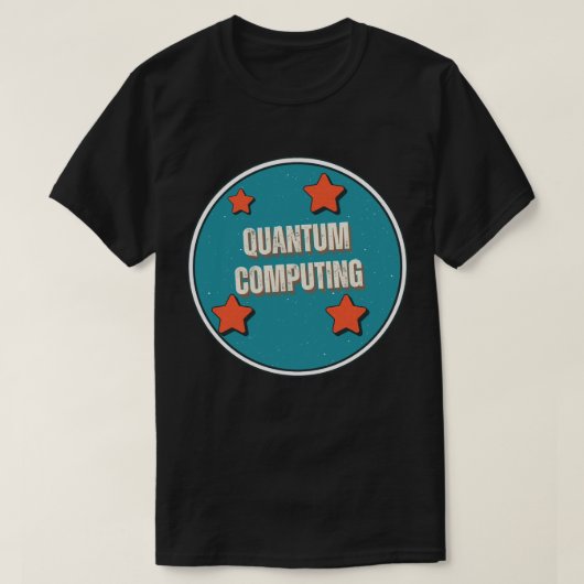 Quanten-Computing-Wissenschaft T-Shirt (Design vorne)