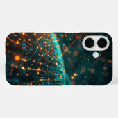 Quanten-Datenstrom Case-Mate iPhone Hülle (Rückseite (Horizontal))