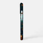 Quanten-Datenstrom iPhone 16 Hülle (Linke Seite)