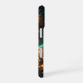 Quanten-Datenstrom iPhone 16 Hülle (Rechte Seite)